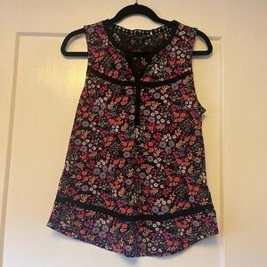 Lucky Brand Floral Sleeveless Top